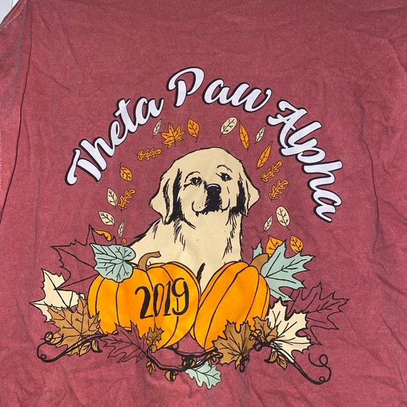 Theta Phi Alpha spirit wear dog shirt - Picture 4 of 4